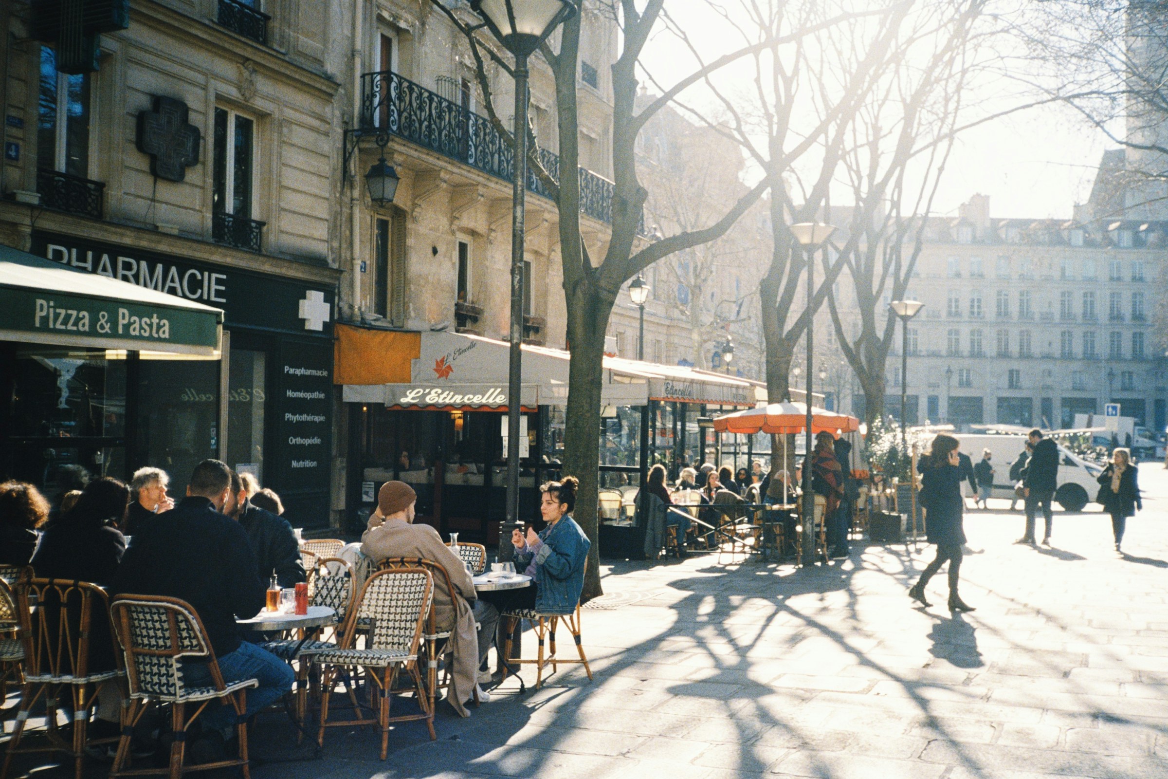 Café terrace in Paris